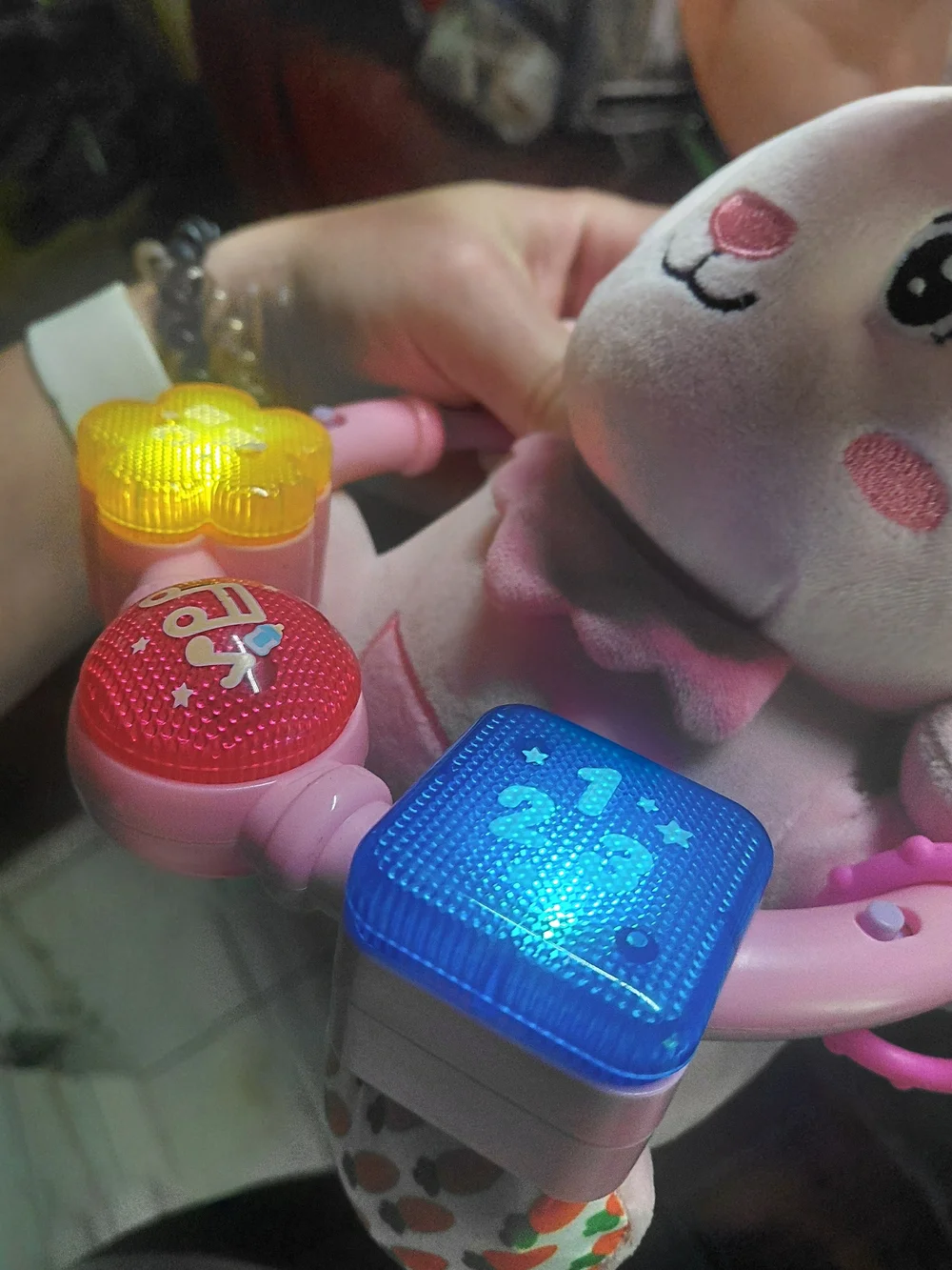 Ryotagift Baby Bilingual Musical Rabbit Stuffed Animal works great